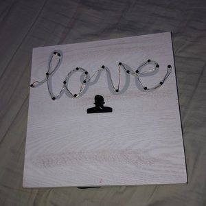 Photo frame with lights